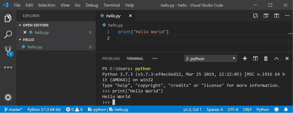 How To Run Python File In Terminal Vscode